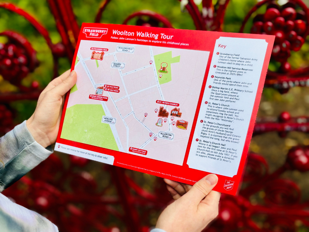 Woolton Walking Tour map