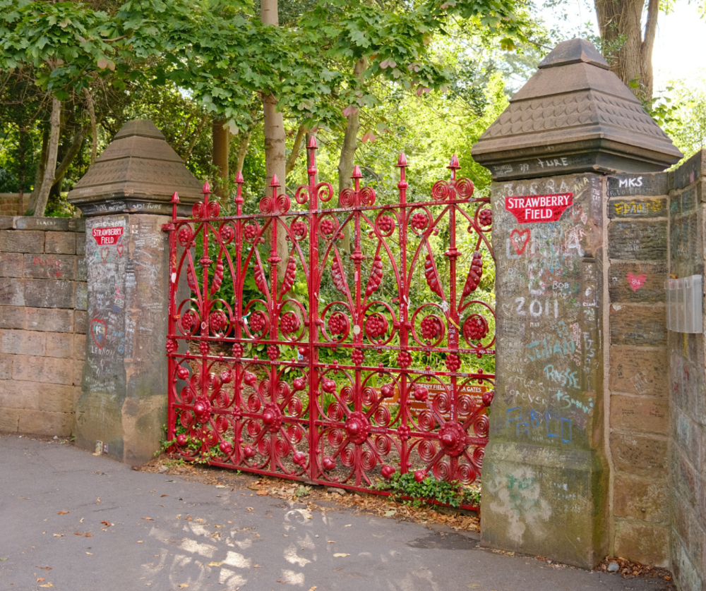 Iconic Strawberry Field gates